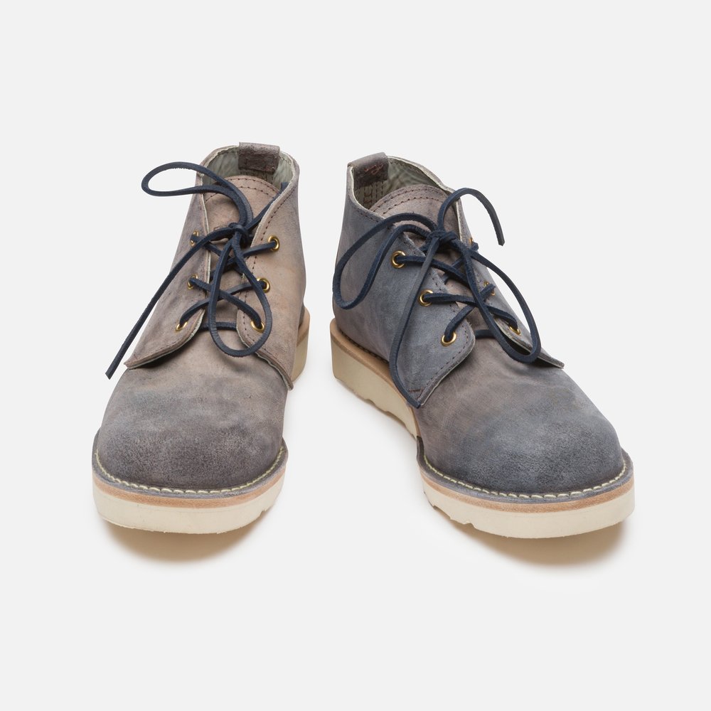 BLUE Chukka (Rough-Out Horsehide) Collaboration Shoe — Black Bear Brand